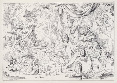 La Tempesta di Shakespeare, Musica Solenne e Strana da Joseph Noel after Paton